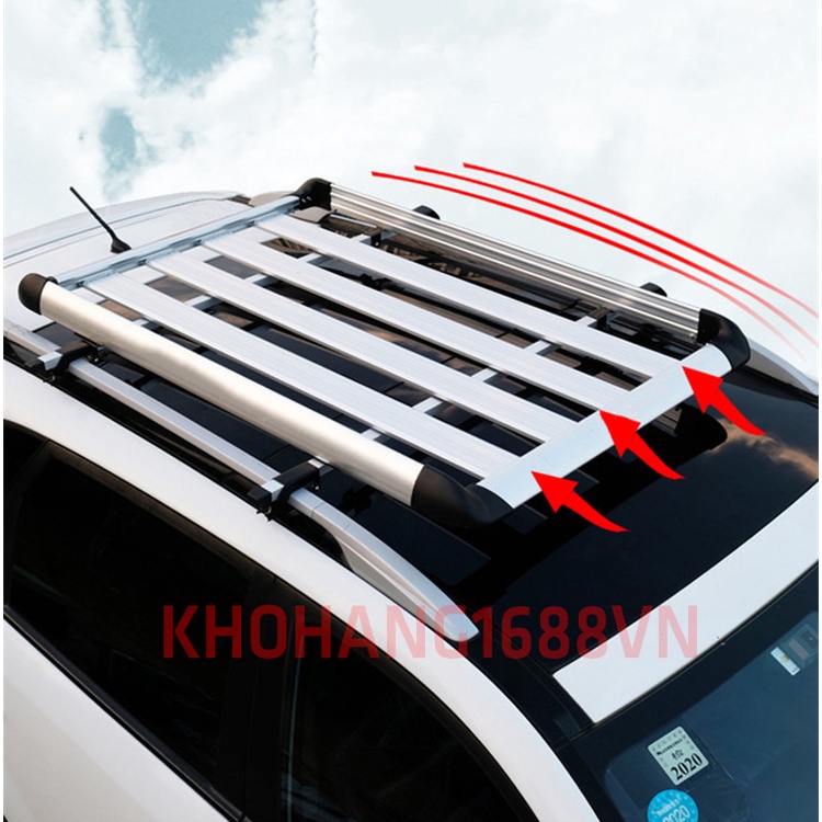 Giá nóc vuông chở đồ cho xe Vinfast Fadil, Spark