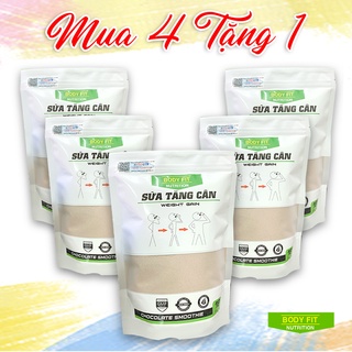 Combo 4 túi Tặng 1 túi Sữa Tăng Cân Cho Người gầy BodyFit - Weight Gain 2.5kg