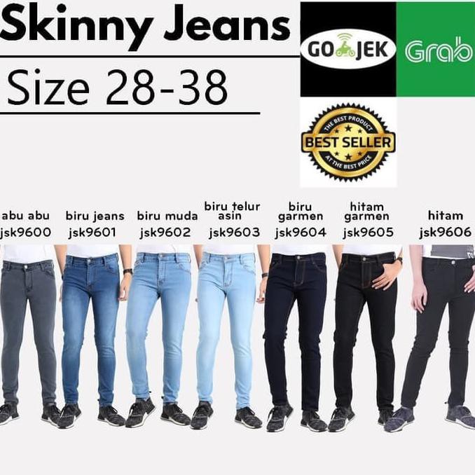 Quần Jeans Nam Màu Trơn Size Lớn 31