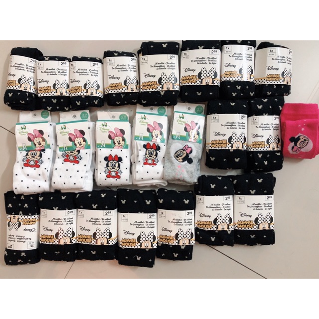 Quần tất len mickey