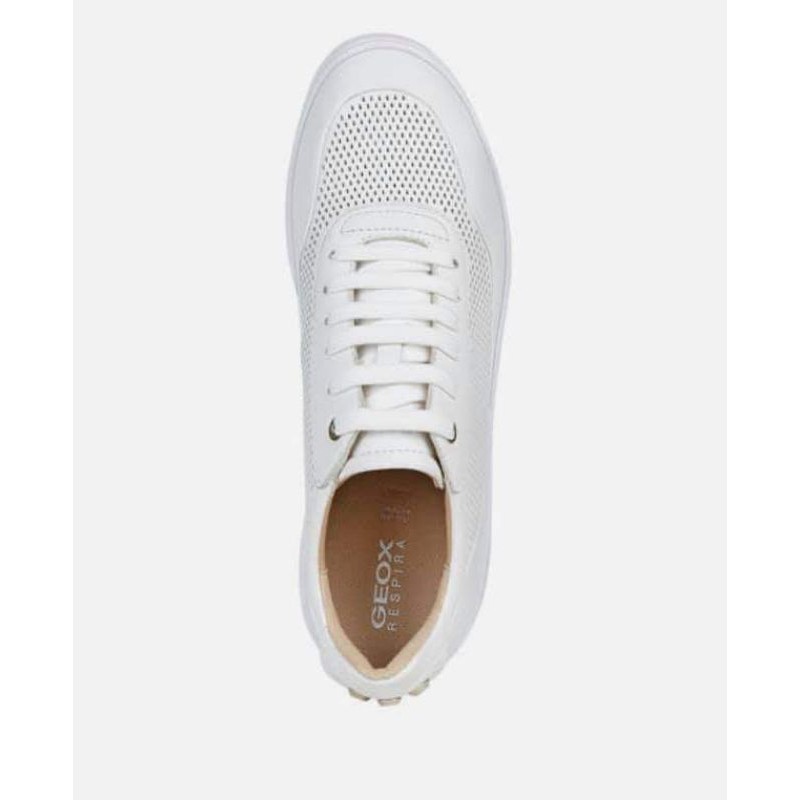 (Thanh lý) giày sneaker da màu trắng size 36