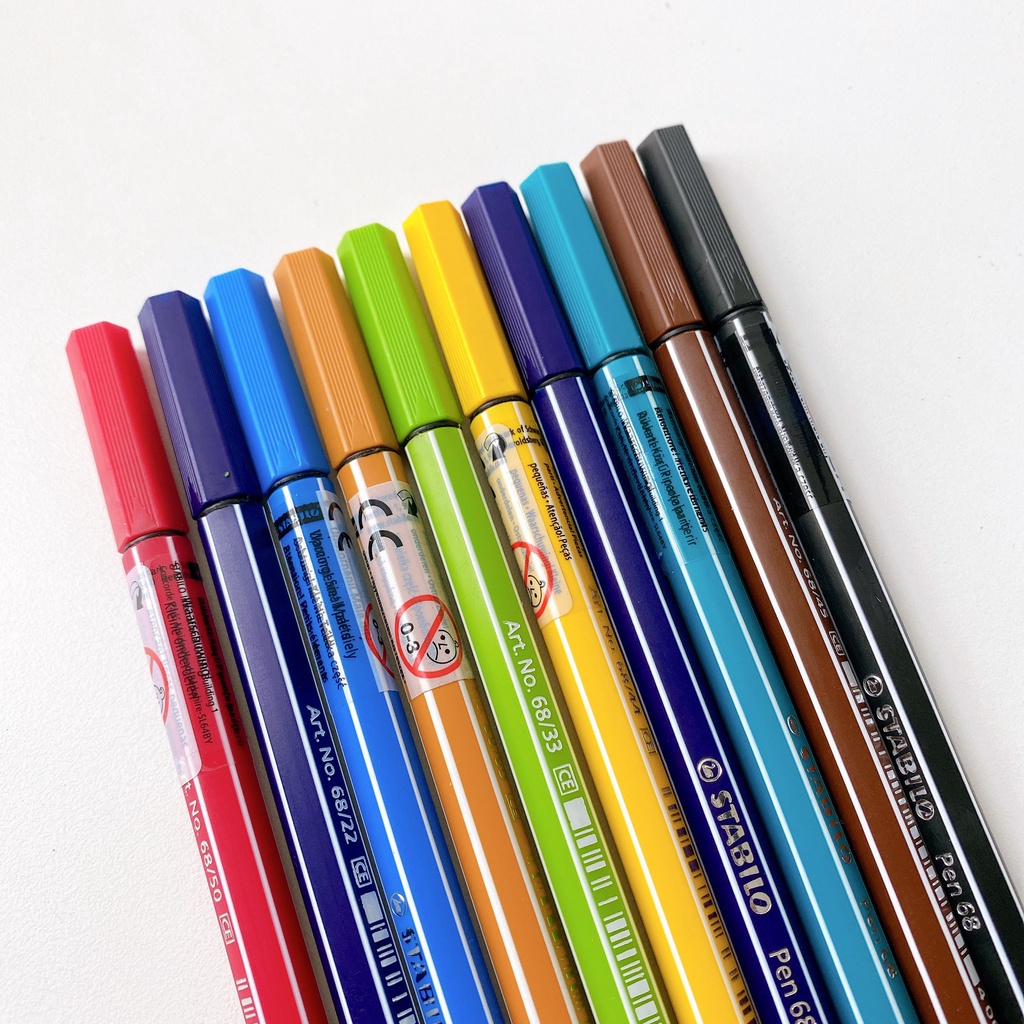 (cây lẻ) Bút Stabilo Pen68  // Hidari