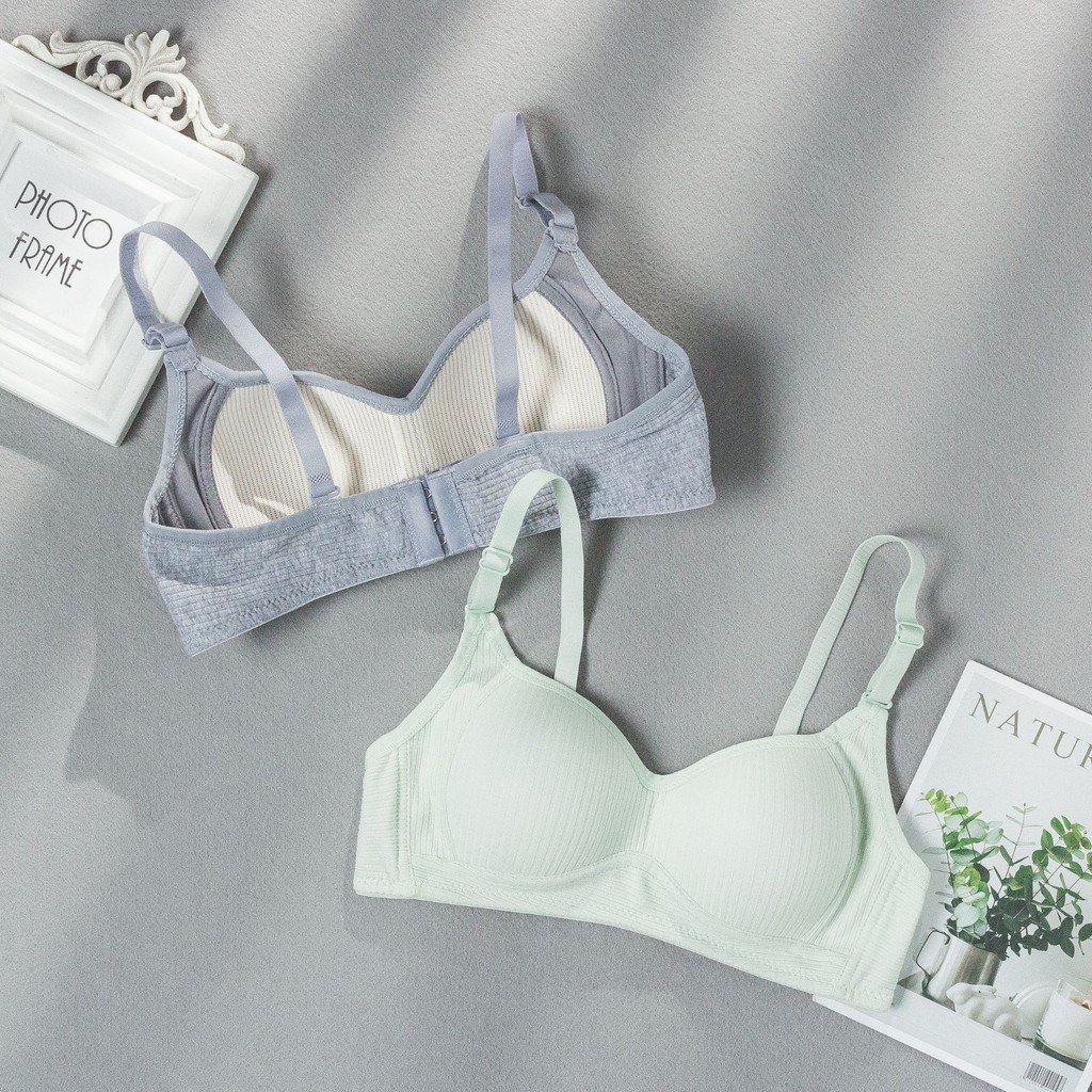 Áo Lót Nữ Cotton Không Gọng Nâng ngực nhẹ - Áo Ngực Nữ Sinh mềm mại thoáng mát tôn vòng 1 gợi cảm quyến rũ - AL 138