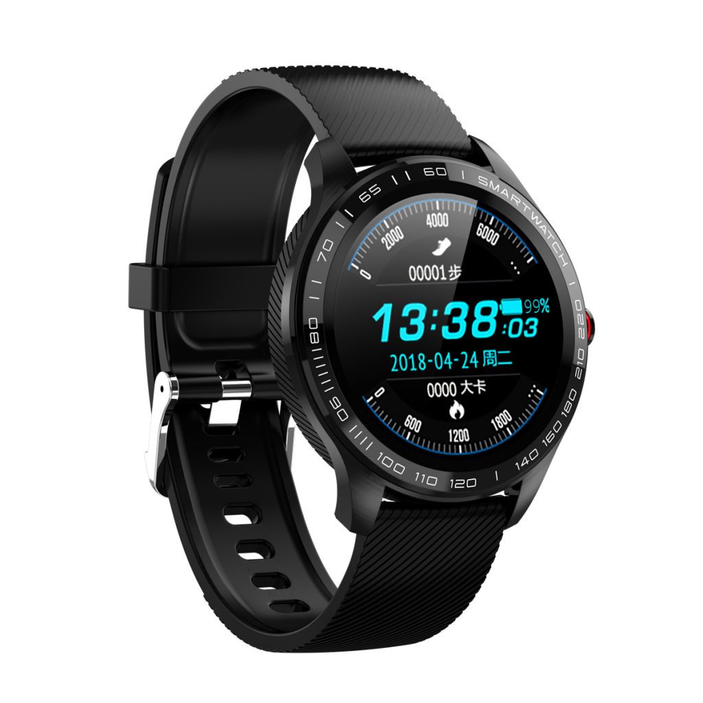 Đồng hồ thông minh L9 IP68 chống nước hỗ trợ đo nhịp tim cho IOS Android