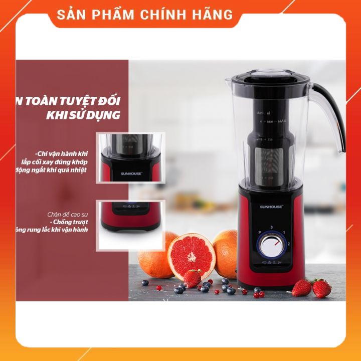 Máy xay sinh tố đa năng SUNHOUSE model SHD-5322 công suất 220W chính hãng