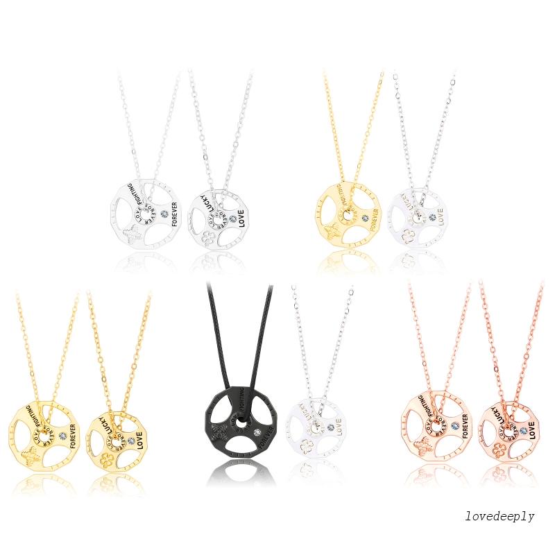 Set 2 Vòng cổ Mặt Hình Quả Tạ Thể Thao Độc Đáo