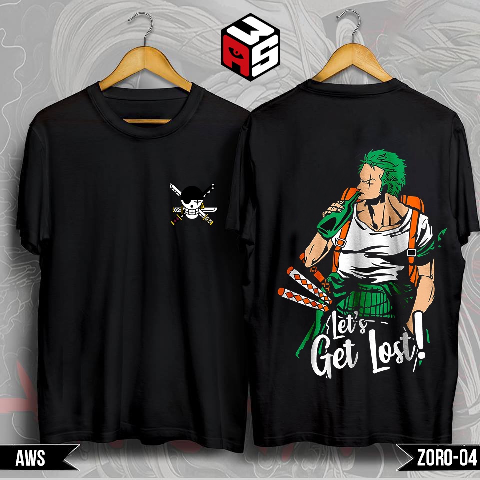 Áo thun Zoro, áo phông onepiece roronoa zoro wano mẫu mới cotton giá rẻ