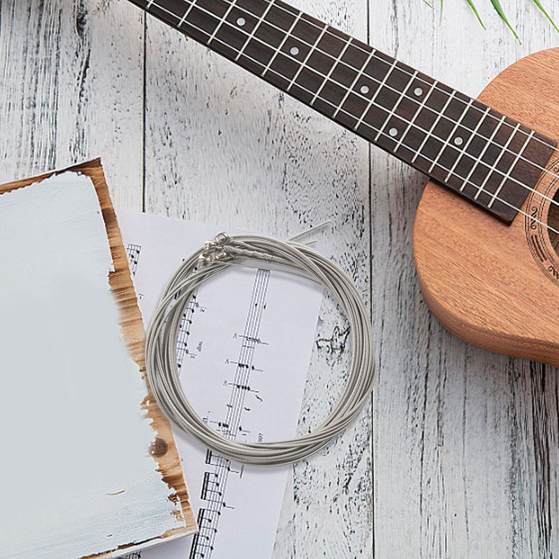 Set 4 Dây Đàn Guitar Bass Mạ Bạc