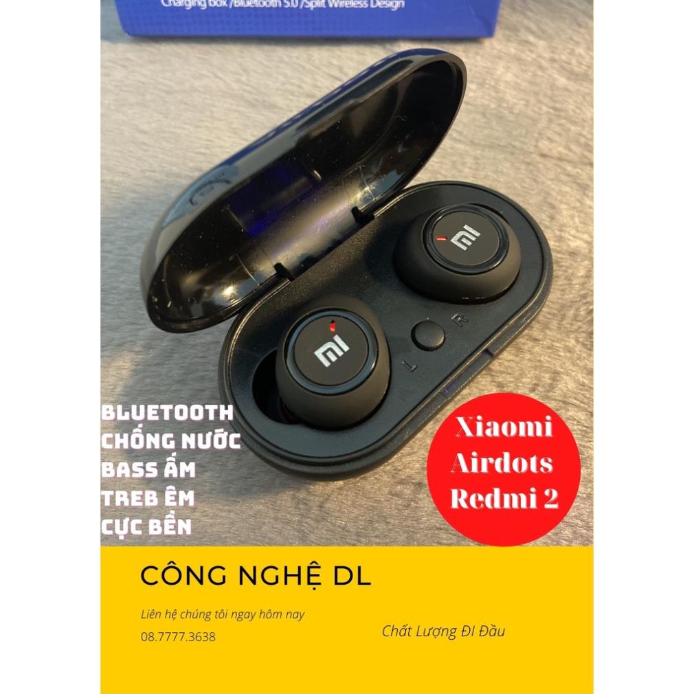 (Ảnh Thật 100%)Tai nghe Bluetooth không dây TWS Xiaomi Airdots REDMI 2 - Bluetooth 5.0 - Chống nước IPX4
