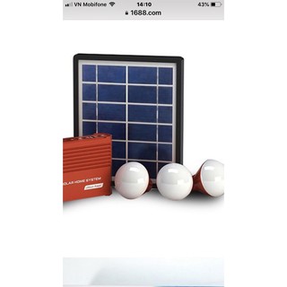 Bộ đèn năng lượng mặt trời 3 bóng led