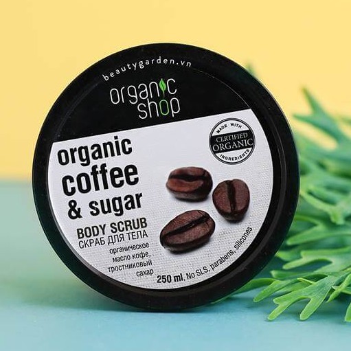 Tẩy Da Chết Toàn Thân Organic Shop Organic Body Scrub - Cà Phê , Quế Hồi 250ml | BigBuy360 - bigbuy360.vn