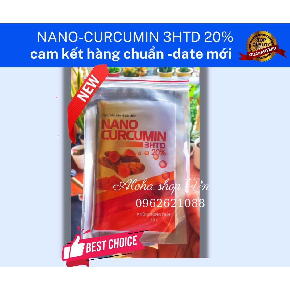 NANO CURCUMIN 3HTD 50G Xuất xứ: Công ty CP Tinh dầu và Chất thơm - Enteroil