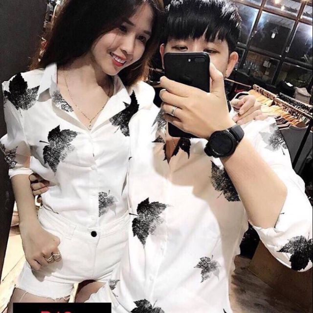 ÁO SƠ MI CẶP CAO CẤP  IN 3D