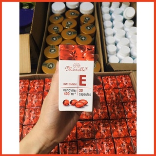 Vitamin E đỏ nga 400mg CHUẨN AUTH đẹp da