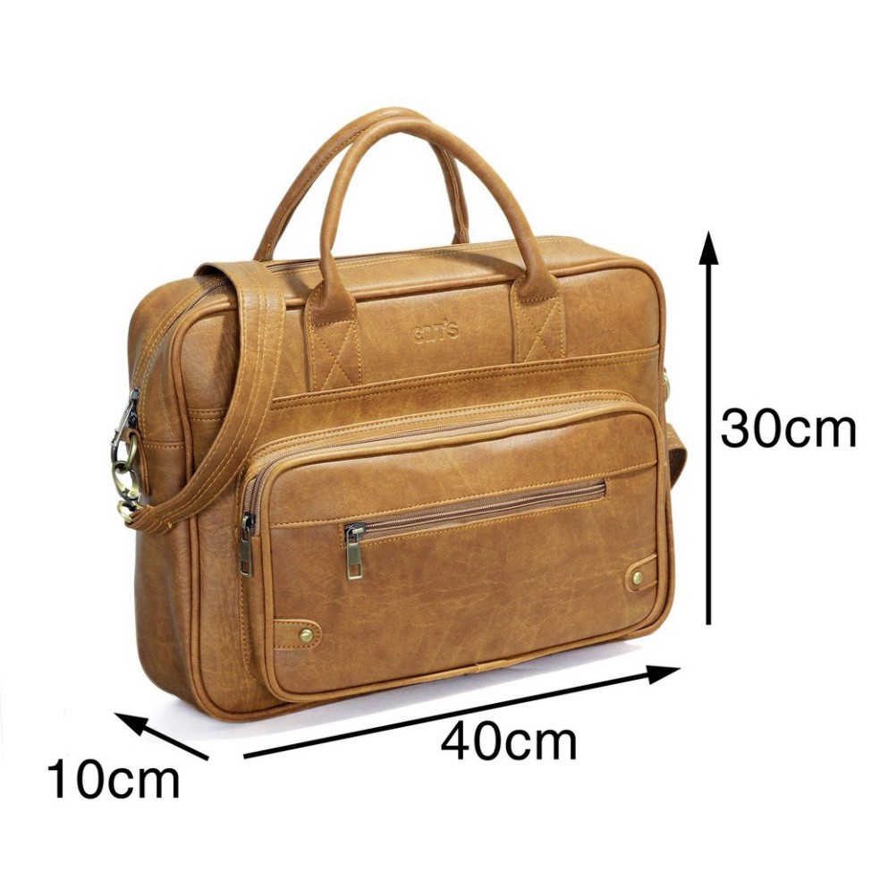 Cặp văn phòng CNT HQ12 cao cấp Nâu wmart | BigBuy360 - bigbuy360.vn