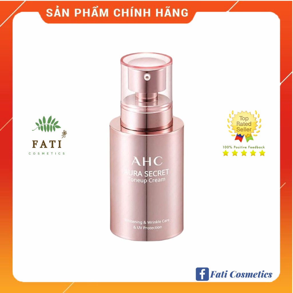 Bill - CHÍNH HÃNG] Kem dưỡng trắng hồng nâng tông da AHC Aura Secret Tone Up Cream