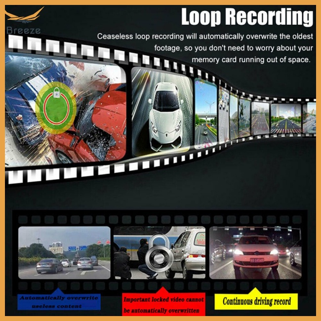 breeze G10 Hd Night Vision Driving Recorder Wide Angle Dash Cam Hidden Wireless Wifi Mobile Phone Parking Monitoring | BigBuy360 - bigbuy360.vn