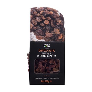 Nho khô hữu cơ sultanas ots organik 200g - giftlife