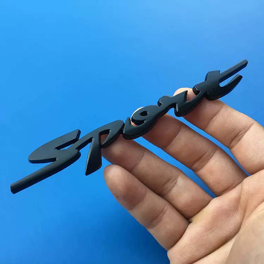 Chữ Sport Dán Oto -  Decal Sport Kim Loại Dán Trang Trí Xe Ô Tô VER 2 CARZONE.TOP