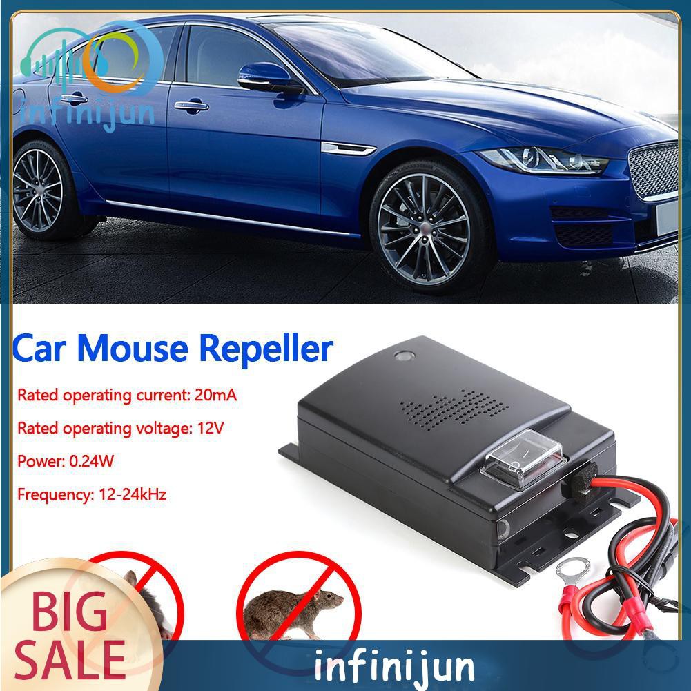 Thiết Bị Đuổi Chuột Bằng Sóng Siêu Âm 12v cho xe hơi