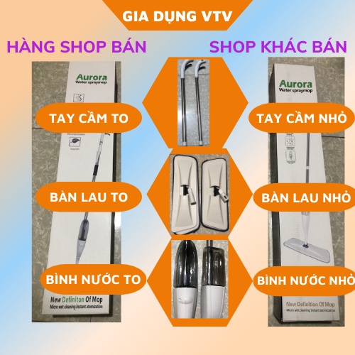 Cây lau nhà phun sương AURORA thông minh , Bộ chổi lau nhà đa năng có bình xịt nước lau mọi ngóc ngách 88326