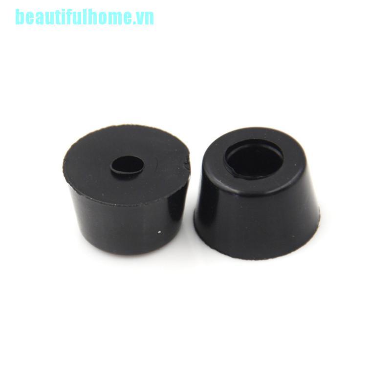 (Hàng Mới Về) Set 10 Miếng Cao Su Tròn 17x10mm Bọc Chân Đàn Guitar