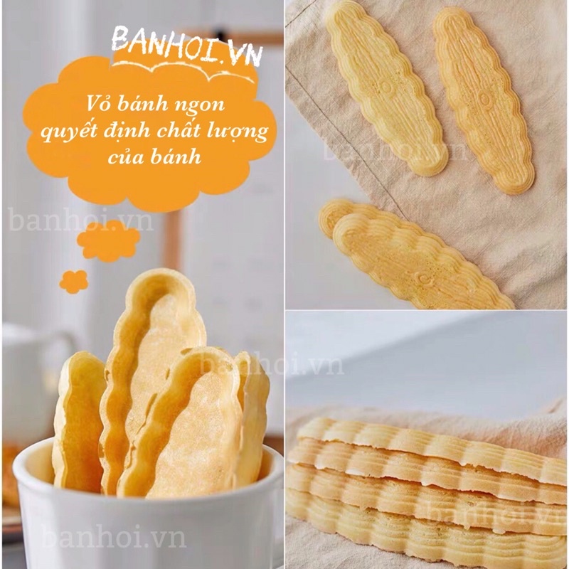 Bánh Đế Thuyền / Bánh thuyền / Đế bánh thuyền - hộp 60c