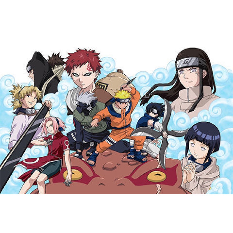Bộ Xếp Hình 300/520/1000 Miếng Hình Anime Naruto Độc Đáo