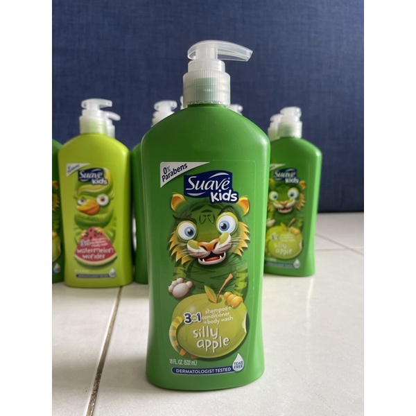 Sữa Tắm Gội và Xả Suave Kids 3 in 1 - 532ml