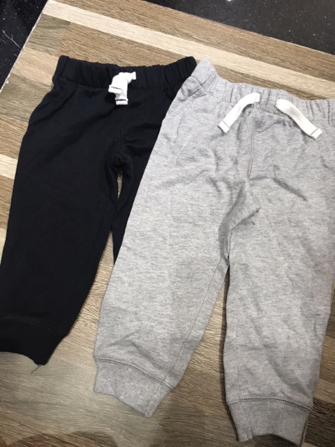 Quần thun dài bo lai xuất dư cho bé