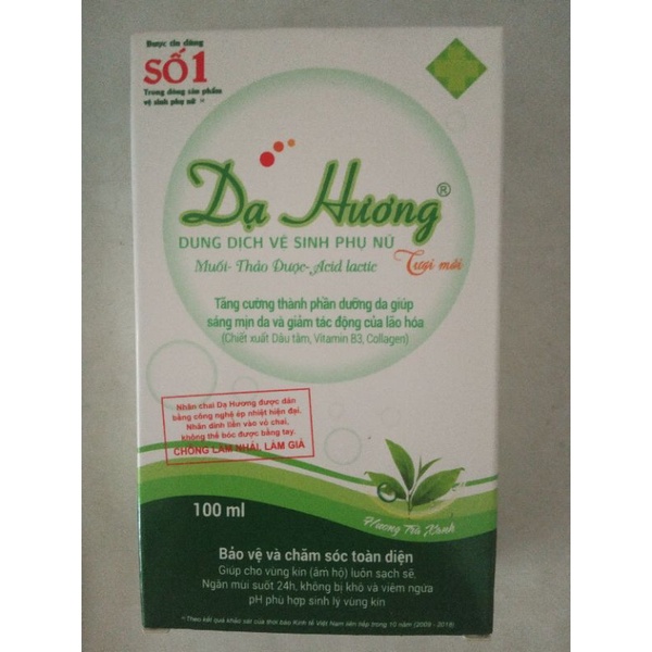 Dung dịch vệ sinh phụ nữ Dạ hương 100ml