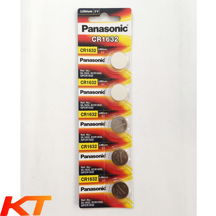 PIN CR1632 3V PANASONIC LITHIUM CHÍNH HÃNG.( VỈ 5 VIÊN)
