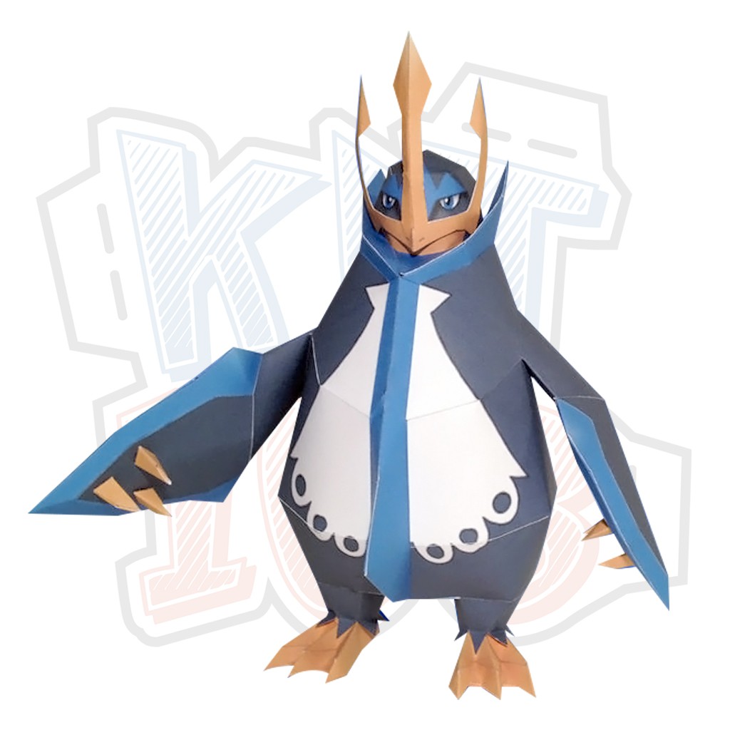 Mô hình giấy Anime Pokemon Empoleon