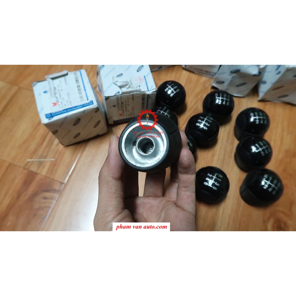 Quả Đấm Đi Số Ford Transit CHÍNH HÃNG 2012 đến 2021, Tay nắm cần đi số ô tô Transit 6 số mã 6C1R7217KA Phạm Văn auto