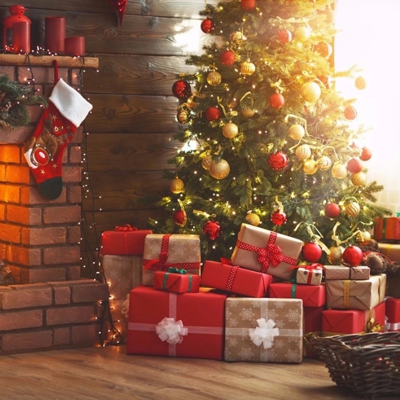 Set 36 trái châu 4cm trang trí cây thông Noel