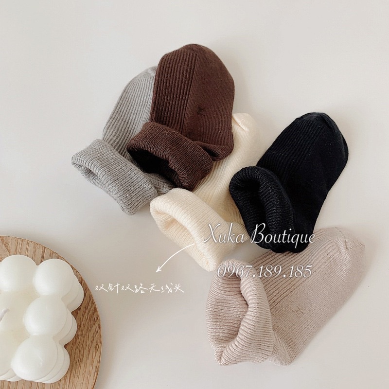 Tất Trẻ Em Cao Cấp, Tất Vớ Thêu Ong Cao Cổ Cotton Cho Bé Từ 1 đến 12 tuổi Chất Siêu Đẹp