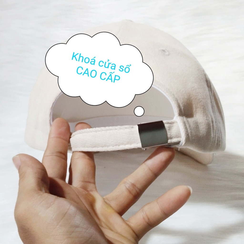 Mũ lưỡi trai, nón kết cao cấp nam nữ đẹp thêu chữ H phong cách Ulzzang unisex mã số K37