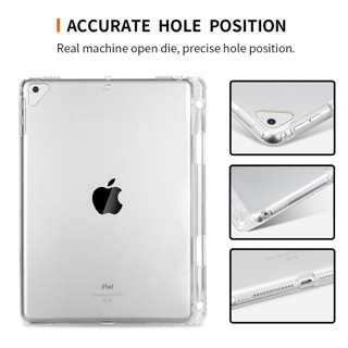 Ốp lưng dẻo mỏng màu trong kèm khe để bút cảm ứng Apple cho iPad Pro 10.5 inch