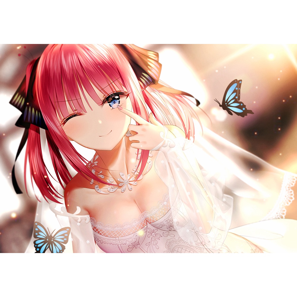 Poster A3 dán tường Anime, decal 30x42 trang trí có keo The Quintessential Quintuplets Wallpapers 1
