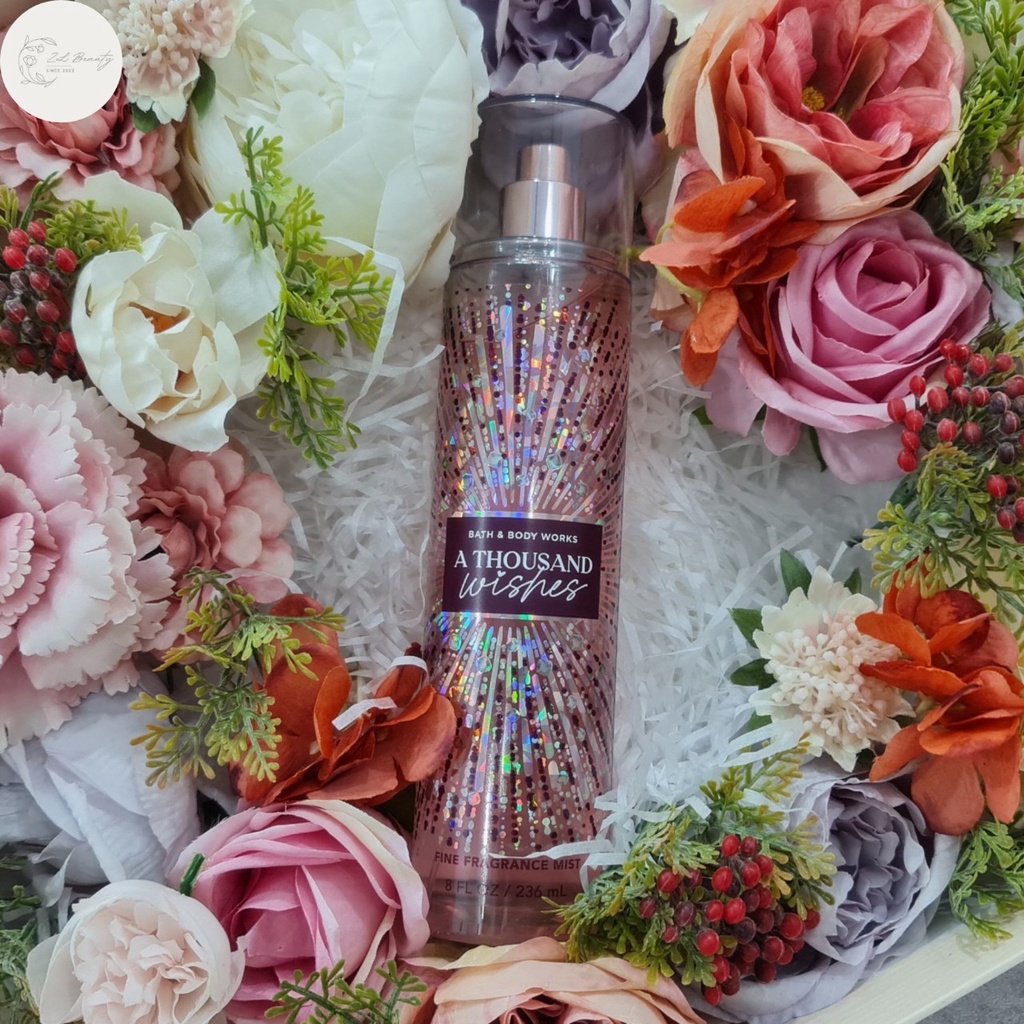 XỊT THƠM TOÀN THÂN  A THOUSAND WISHES XỊT THƠM BODY MIST BATH & BODY WORKS 236ML