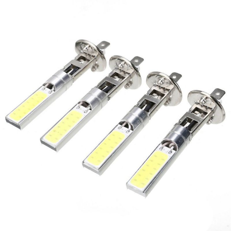Đèn Pha LED H1 / H3 Ánh Sáng Trắng 6000K Chống Thấm Nước Chống Sương Mù Cho Xe Hơi / Xe Máy