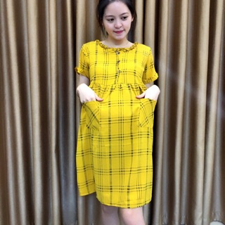 váy bầu kẻ