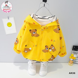 Áo khoác gấu bear đáng yêu cho bé
