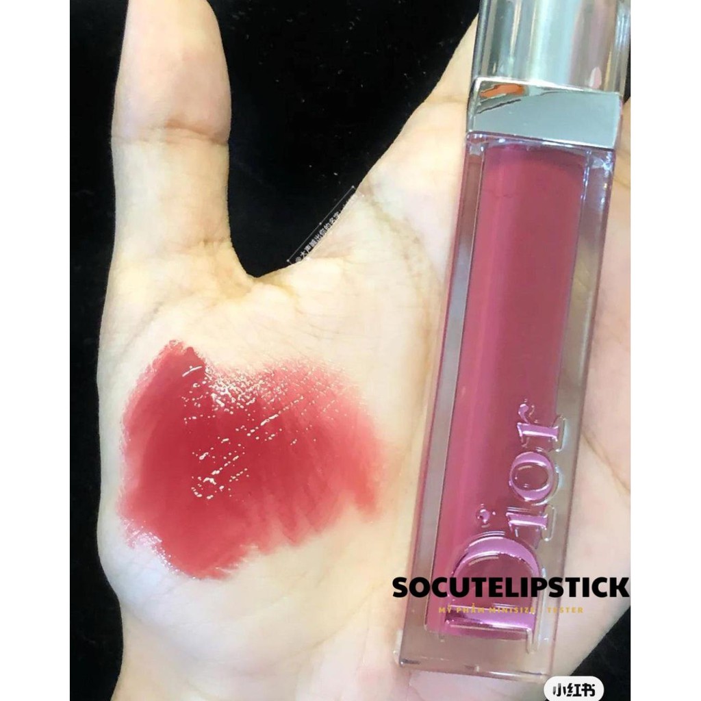 Son Dior Addict Stellar Gloss - 754 Magnify Hồng Mận No Box