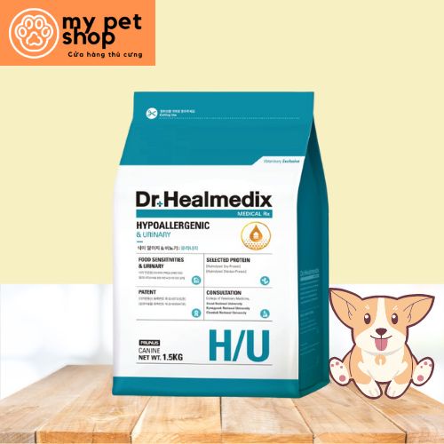 THỨC ĂN CHO CHÓ DỊ ỨNG & TIẾT NIỆU-H/U- DR. HEALMEDIX HYPOALLERGENIC + URINARY