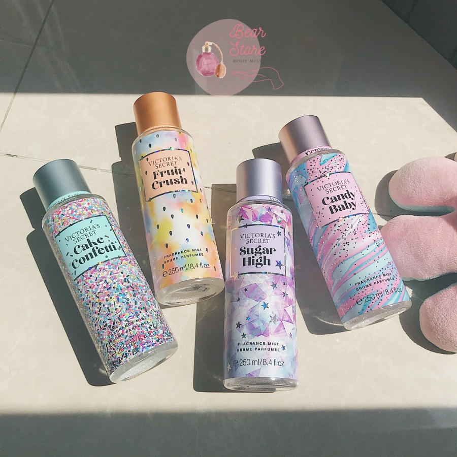 [BST Kẹo Ngọt] Xịt Thơm Toàn Thân Body Mist Victoria's Secret 250ml Mùi Kẹo Ngọt Dễ Thương 🍭🍬 | BigBuy360 - bigbuy360.vn
