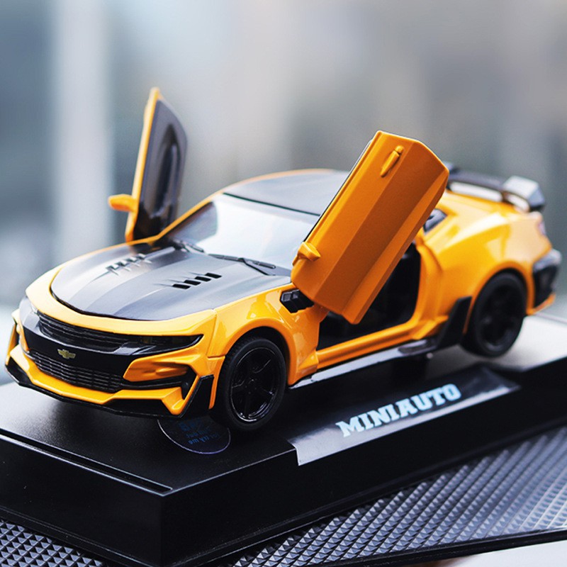 MÔ HÌNH XE Ô TÔ Siêu Xe Chevrolet Camaro &quot;Bumblebee Transformer&quot; | MINIAUTO tỷ lệ 1:32