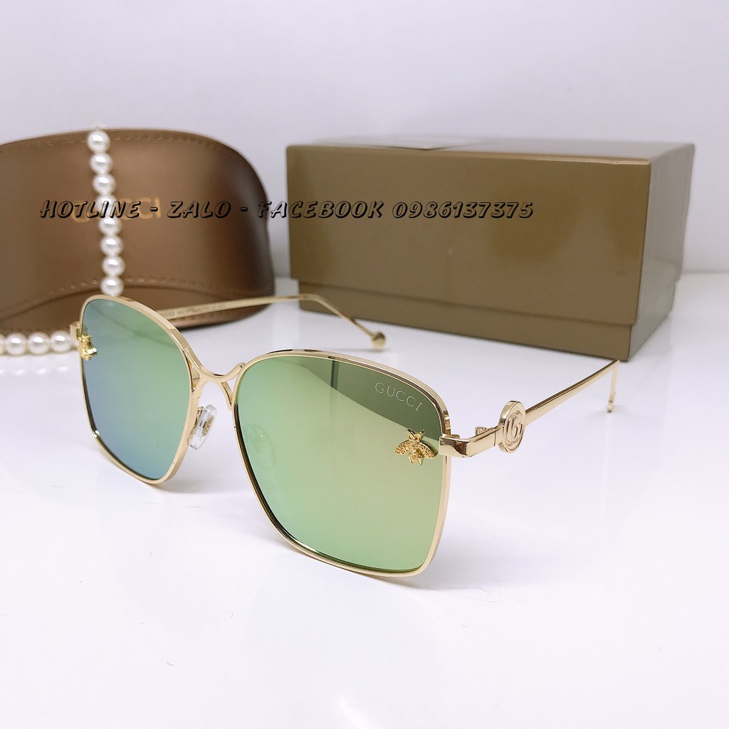 Mắt Kính Tráng Gương Tròng Vuông Cao Cấp Nữ (Full Box) | BigBuy360 - bigbuy360.vn