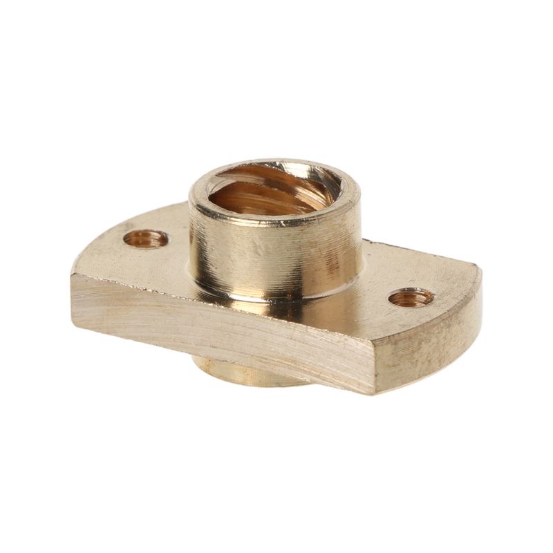 Đai Ốc T8 2mm Chì 8mm Bằng Đồng Thau T8x8mm Cho Máy CNC