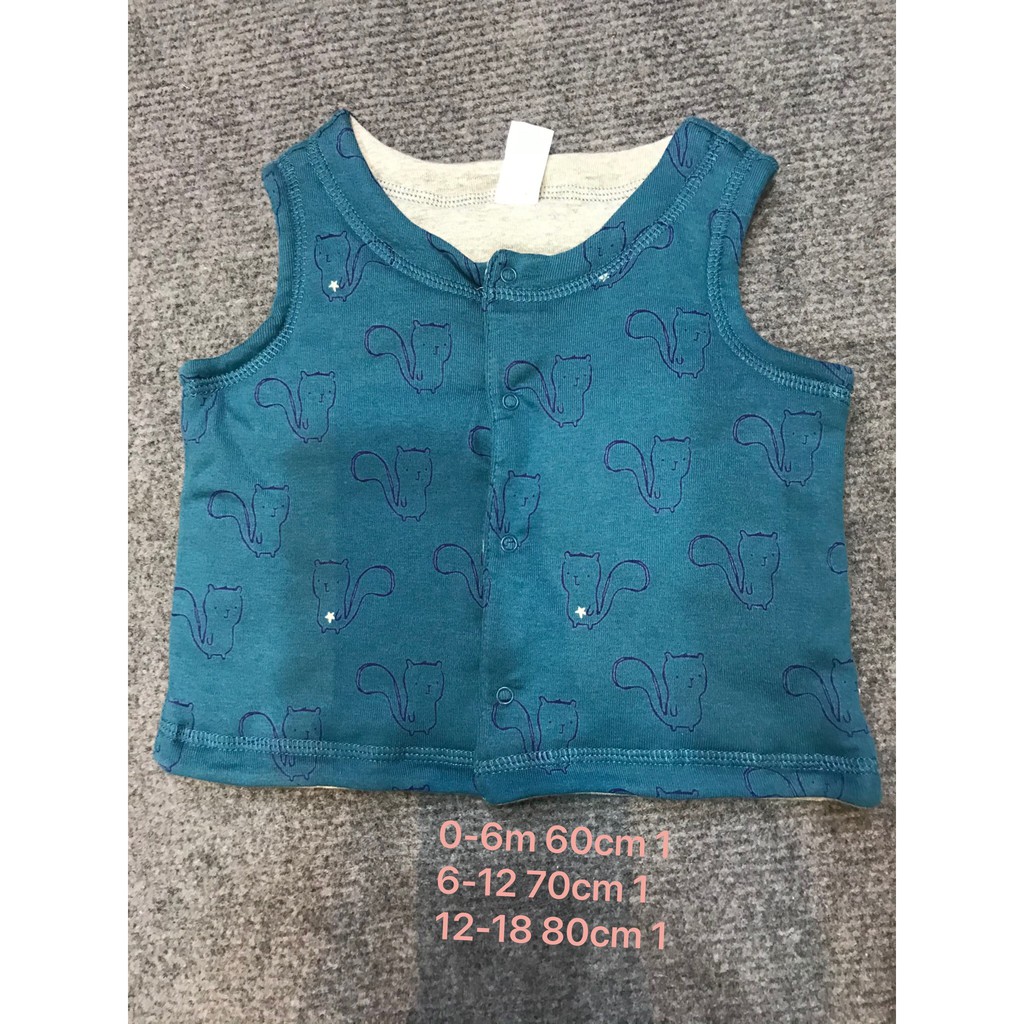 Áo gile Gap trần bông cho bé